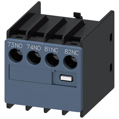 3RH29111LA11 by Siemens - AUX. SWITCH 1NO+1NC WIRE TOP SCR