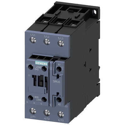 3RT20351AF00 by Siemens - CONTACTOR S2 40A 110VAC SCREW 2N