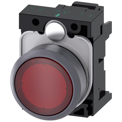 3SU11320AD203AA0 by Siemens - INDICATOR LIGHT. RED
