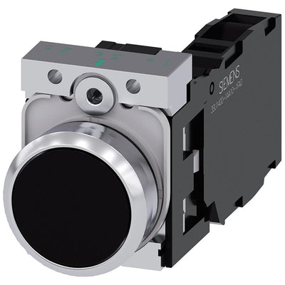 3SU11500AB101FA0 by Siemens - PUSHBUTTON. BLACK