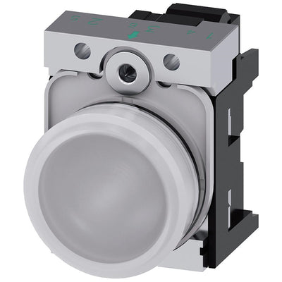 3SU11566AA603AA0 by Siemens - INDICATOR LIGHT, LED WHITE, 230V