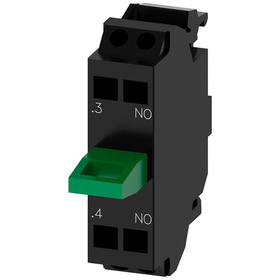 3SU14002AA103BA0 by Siemens - CONTACT BLOCK, 1NO W/CAGE CLAMP,