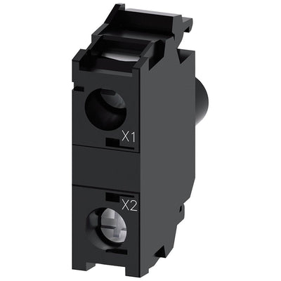 3SU14011BB601AA0 by Siemens - LED MODULE, WHT, 24V UC, SCREW T