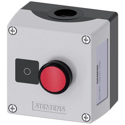 3SU18010AC002AB1 by Siemens - ENC PLASTIC, PUSHBUTTON, MOM, RE
