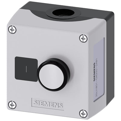 3SU18010AD002AB1 by Siemens - ENC PLASTIC, PUSHBUTTON, MOM, WH