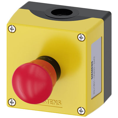 3SU18010NA002AA2 by Siemens - ENC PLASTIC,EMERG STOP TWIST-REL
