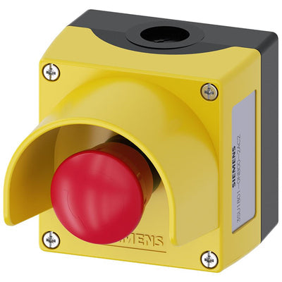 3SU18010NB002AC2 by Siemens - ENC PLASTIC,EMERG STOP TWIST-REL