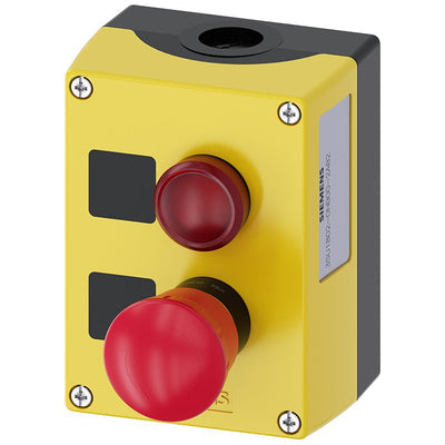 3SU18020NB002AB2 by Siemens - ENC PLASTIC,EMERG STOP, PILOT LI