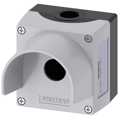 3SU18510AA000AC1 by Siemens - ENC METAL,GREY TOP, 1 HOLE COLLA