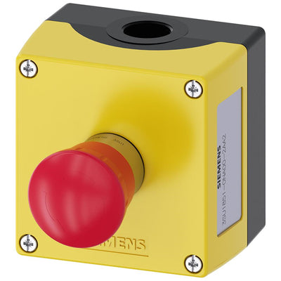 3SU18510NA002AA2 by Siemens - ENC METAL, EMERG STOP TWIST-RELE