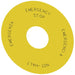3SU19000BC310NB0 by Siemens - BACKING PLATE, YELLOW, 75MM,4 LA