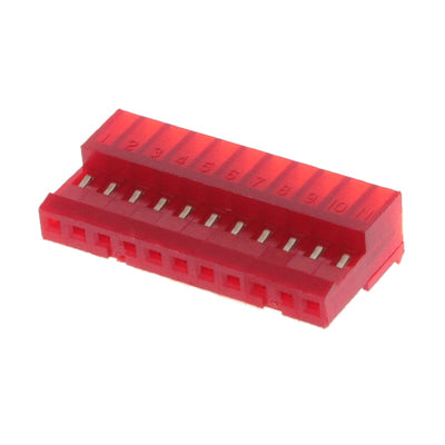 4-641237-1 by TE Connectivity AMP Connectors - CONNECTOR RECPT 11POS IDC 22AWG GOLD