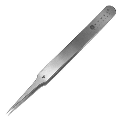 4-S10 by MENDA/EasyBraid - ECONOMY SS TWEEZERS, TAPERED MED