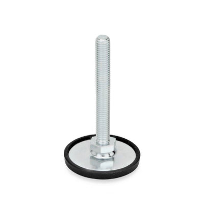 40-50-3/8X16-75-A1-S by J.W. Winco - STEEL ZINC PLATED LEVELING FEET
