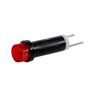 41-NKR28H-CRO by Visual Communications Company - VCC - PMI .250"" LED 28V TAB CLEAR RED