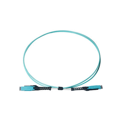 ADT-PC-2MDC-OM3-RAQ-1M by Shenzhen ADTEK Technology Co., Ltd - MDC-MDC OM3 Uniboot,OFNR Aqua,1M