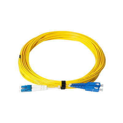 ADT-PC-LCSC-SMA1DX-RYL-10M by Shenzhen ADTEK Technology Co., Ltd - LC-SC SM Duplex Fiber Jumper 10M