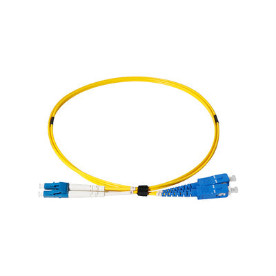 ADT-PC-LCSC-SMA1DX-RYL-1M by Shenzhen ADTEK Technology Co., Ltd - LC-SC SM Duplex Fiber Jumper 1M