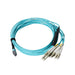 ADT-PC-MTPLC-OM3F8-PAQ-5M by Shenzhen ADTEK Technology Co., Ltd - MTP(F)-LC,8F,OM3,OFNP Aqua, 5M
