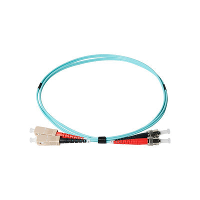 ADT-PC-SCST-OM3DX-RAQ-1M by Shenzhen ADTEK Technology Co., Ltd - SC-ST OM3 Duplex Fiber Jumper 1M