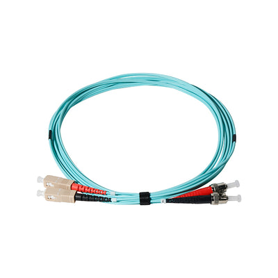 ADT-PC-SCST-OM3DX-RAQ-3M by Shenzhen ADTEK Technology Co., Ltd - SC-ST OM3 Duplex Fiber Jumper 3M