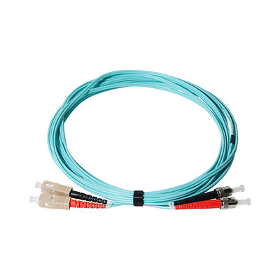 ADT-PC-SCST-OM3DX-RAQ-5M by Shenzhen ADTEK Technology Co., Ltd - SC-ST OM3 Duplex Fiber Jumper 5M
