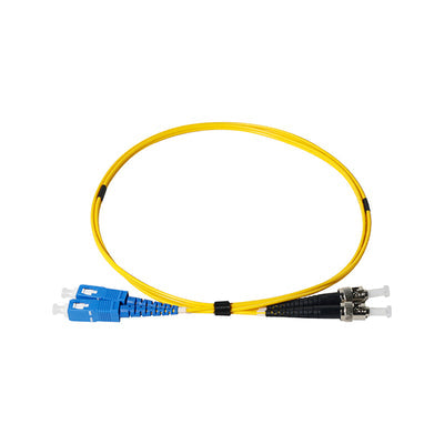 ADT-PC-SCST-SMA1DX-RYL-1M by Shenzhen ADTEK Technology Co., Ltd - SC-ST SM Duplex Fiber Jumper 1M