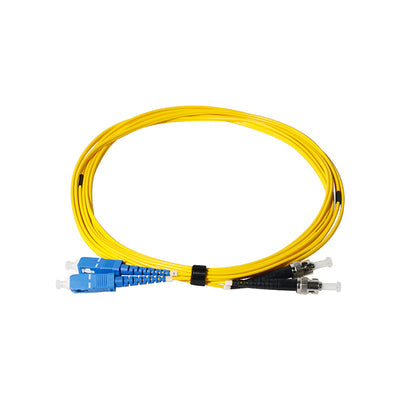 ADT-PC-SCST-SMA1DX-RYL-3M by Shenzhen ADTEK Technology Co., Ltd - SC-ST SM Duplex Fiber Jumper 3M