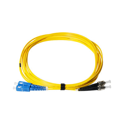 ADT-PC-SCST-SMA1DX-RYL-5M by Shenzhen ADTEK Technology Co., Ltd - SC-ST SM Duplex Fiber Jumper 5M