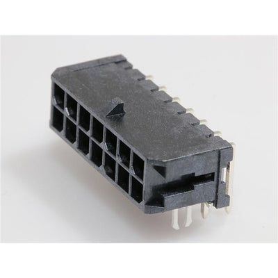 43045-1423 by Molex - MICROFIT 3.0 RA PTH W/CLIP 30AU