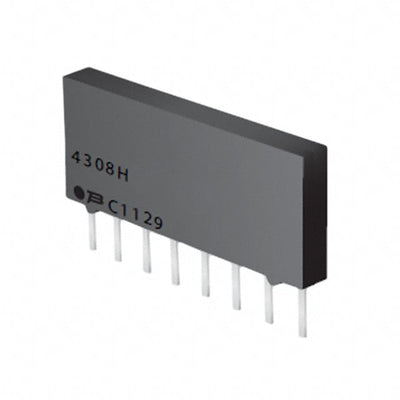 4308H-101-103LF by Bourns Inc. - RESISTOR ARRAY 7 RES 10K OHM 8SIP