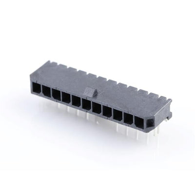 43650-1103 by Molex - MICROFIT 3.0 SR RA TH CLIP TIN 1