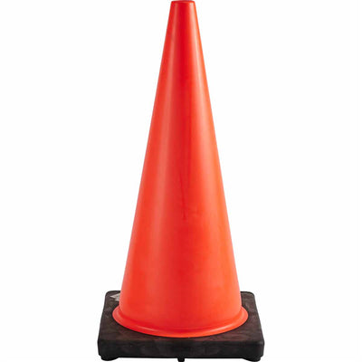 43781 by Brady Corporation - TRAFFIC CONE W/28"" H BLACK BASE