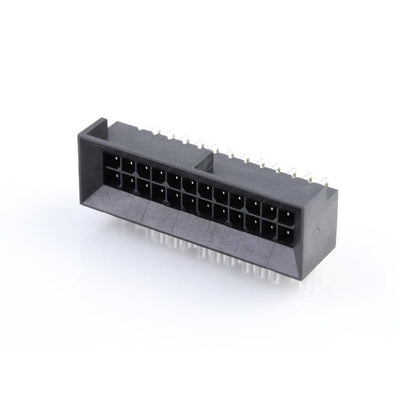 44428-2403 by Molex - MICROFIT BMI RA DR HDR PEGS 30AU