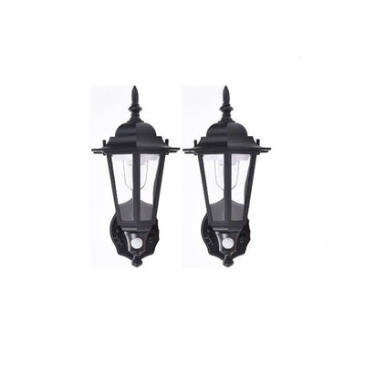 44719-2PK by Maxsa Innovations - BATTERY PLASTIC WALL SCONCE -BLK