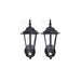 44719-2PK by Maxsa Innovations - BATTERY PLASTIC WALL SCONCE -BLK
