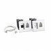 45-0023-WH by DataComm Electronics, Inc. - RECESSED PRO-POWER KIT WITH STRA