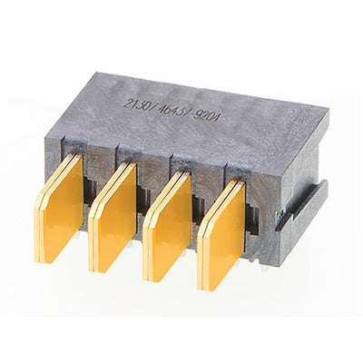 0464379204 by Molex - TEN60 RA RECEP 4DC ASSY