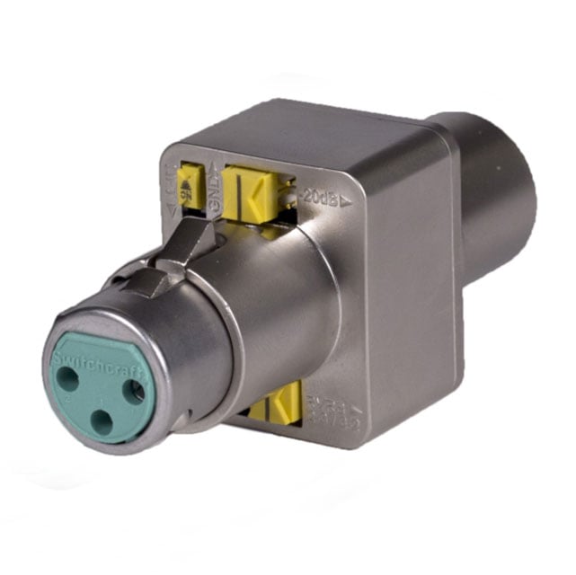 303 by Switchcraft Inc. - CONNECTOR ADAPTER 3P-3P F-M INLINE