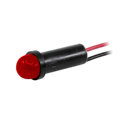 46W-NKR12H-NRO by Visual Communications Company - VCC - PMI LED .250"" HI-DOME 12V WIRE R