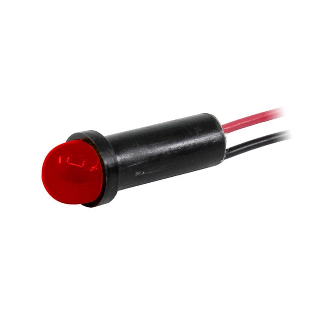 46W-NWR48H-CRO by Visual Communications Company - VCC - PMI LED .250"" HI-DOME 48V WIRE R