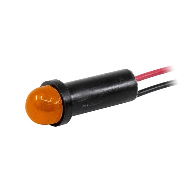 46W24-BCA12H-NAO by Visual Communications Company - VCC - PMI LED .250"" HI-DOME 12V WIRE 2