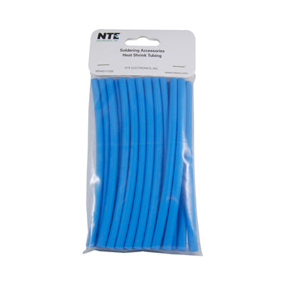 47-20506-BL by NTE Electronics, Inc - H/S 1/4IN 6IN BLUE THIN