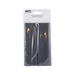 47-25706-BK by NTE Electronics, Inc - H/S 1 1/4IN 6IN BLK DUAL