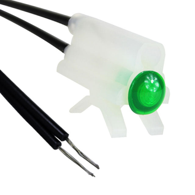 4702A5 by Visual Communications Company - VCC - INDICATOR NEON GREEN PANEL MNT