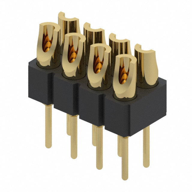 480-10-208-00-001000 by Mill-Max Manufacturing Corp. - CONNECTOR HDR SOLDER 8POS GOLD