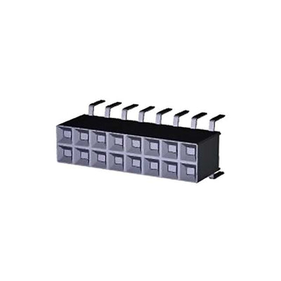 5-147100-6 by TE Connectivity AMP Connectors - CONNECTOR RECPT 16POS 0.1 TIN PCB