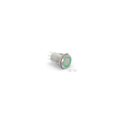5-2213764-3 by TE Connectivity ALCOSWITCH Switches - AV19 DPM 5A FIX RING LED GREEN 1