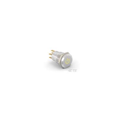 5-2213766-0 by TE Connectivity ALCOSWITCH Switches - AV19 DPM 0.4VA POWER LED YELLOW