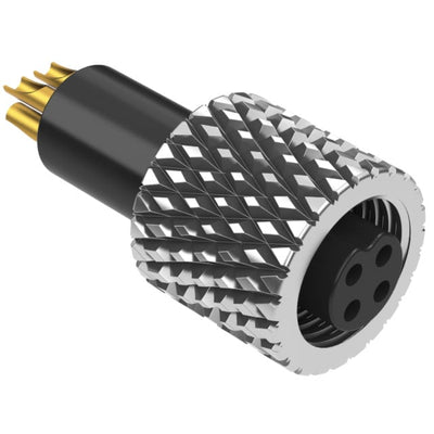50-00605 by Tensility International Corp - CONNECTOR RECPT FMALE 4P GOLD SLDR CUP